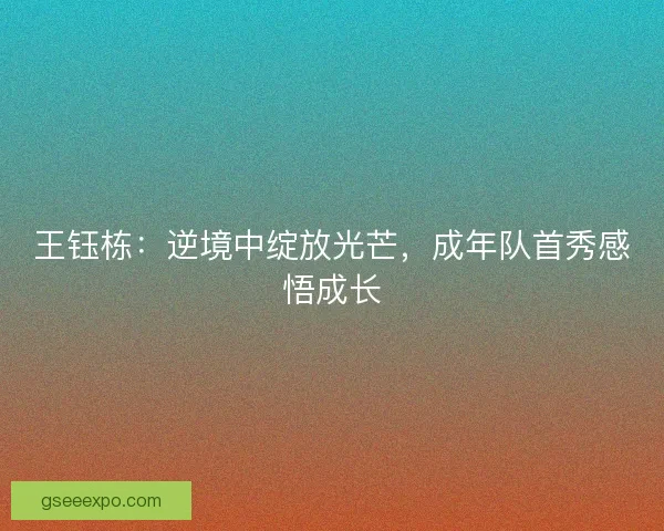 王钰栋:逆境中绽放光芒,成年队首秀感悟成长 王钰栋:逆境中绽放光芒,成年队首秀感悟成长